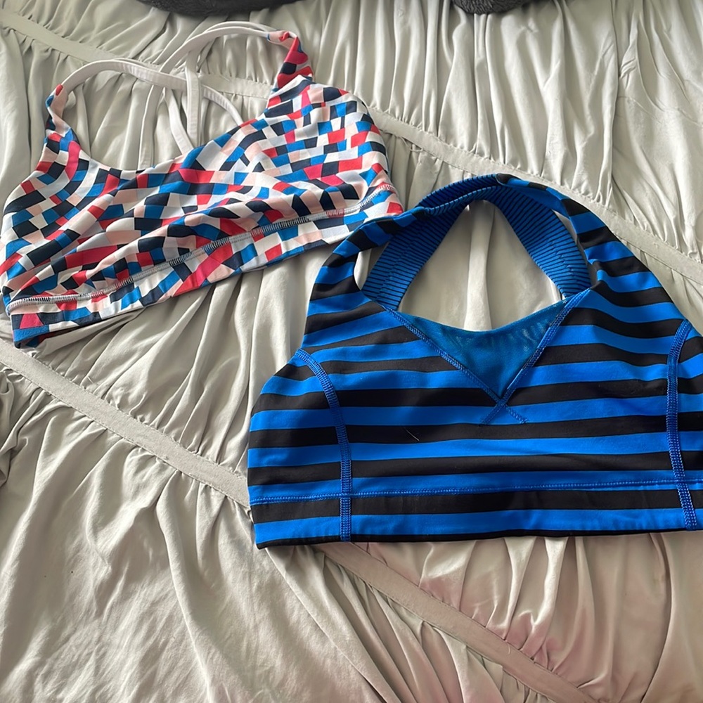 lululemon athletica Multicolor and Blue Sport Bras (REPOSH)suited forsmaller cup